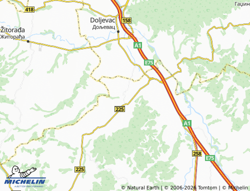 Mapa MICHELIN Šarlince - ViaMichelin