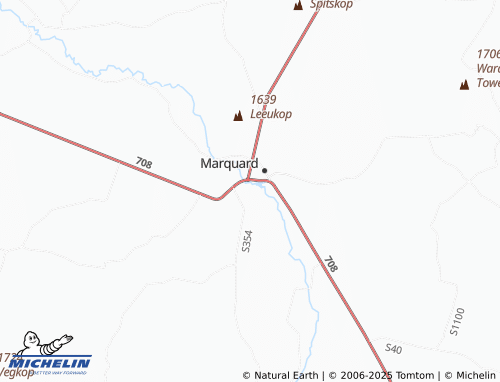 MICHELIN Moemaneng Extension 1 map - ViaMichelin