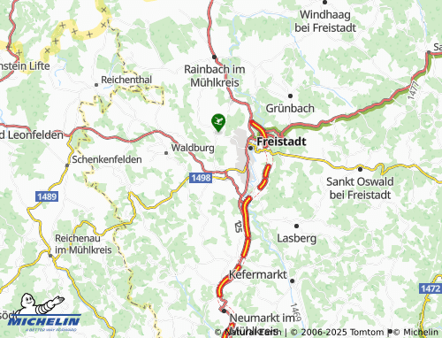 MICHELIN Sankt Peter map - ViaMichelin