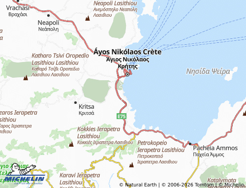 Mapa MICHELIN Ammoudara - ViaMichelin