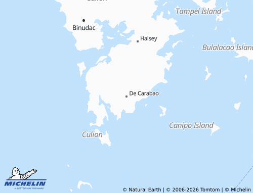 MICHELIN De Carabao map - ViaMichelin