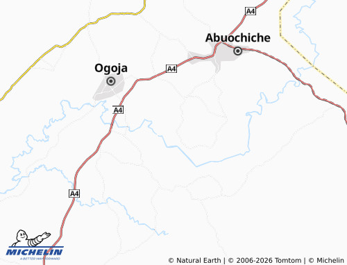 Mapa MICHELIN Okpeche - ViaMichelin