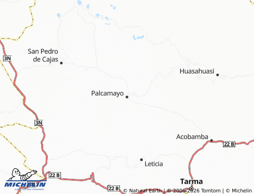 MICHELIN Palcamayo map - ViaMichelin