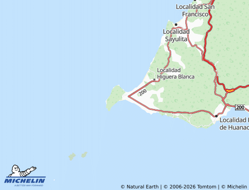 MICHELIN Localidad Fraccionamiento Emiliano Zapata, Punta de Mita map - ViaMichelin