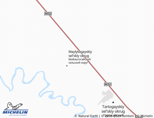 MICHELIN Maylytogay map - ViaMichelin