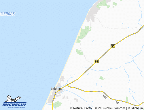Kaart MICHELIN Ulstrup - ViaMichelin