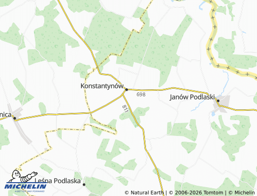 Carte MICHELIN Zakanale - ViaMichelin