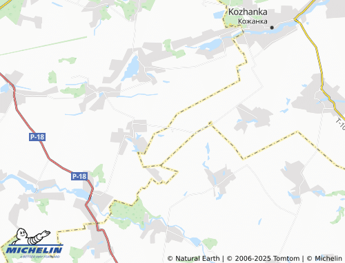 MICHELIN-Landkarte Stepove - ViaMichelin