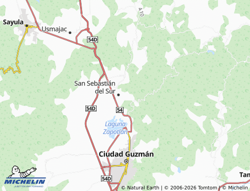 Mapa MICHELIN Lomas de San Sebastián - ViaMichelin