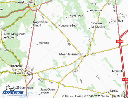 Mappa MICHELIN Chanteloup - ViaMichelin