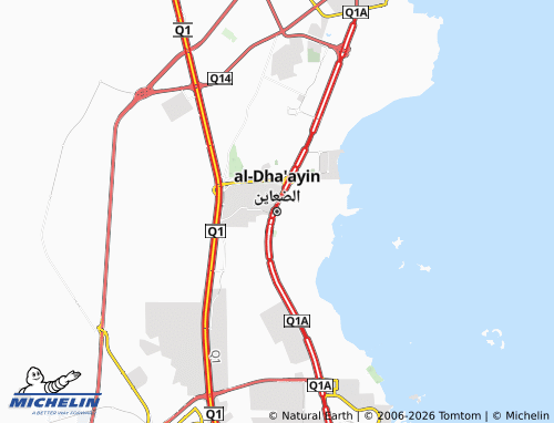 MICHELIN Al Dhaayen map - ViaMichelin