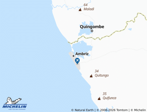 MICHELIN-Landkarte Ambriz - ViaMichelin