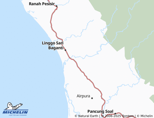 MICHELIN Air Haji Tengah map - ViaMichelin