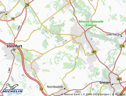 MICHELIN Ahlintel map - ViaMichelin
