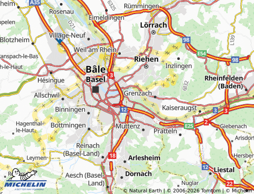 Mappa MICHELIN Birsfelden - ViaMichelin