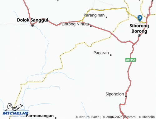 MICHELIN Lumban Silintong map - ViaMichelin