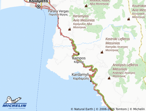 MICHELIN Stavropigio map - ViaMichelin