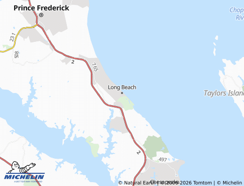 Mappa MICHELIN Long Beach - ViaMichelin