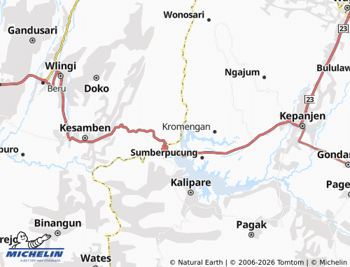 MICHELIN Ngreco map - ViaMichelin
