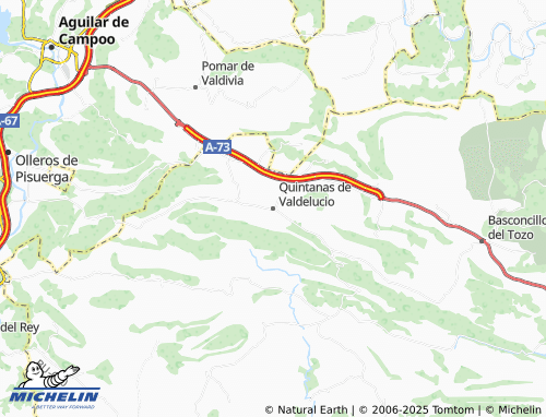 MICHELIN Quintanas de Valdelucio map - ViaMichelin