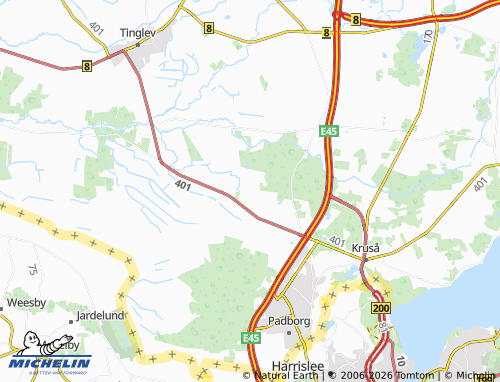 Mapa MICHELIN Vejbæk - ViaMichelin