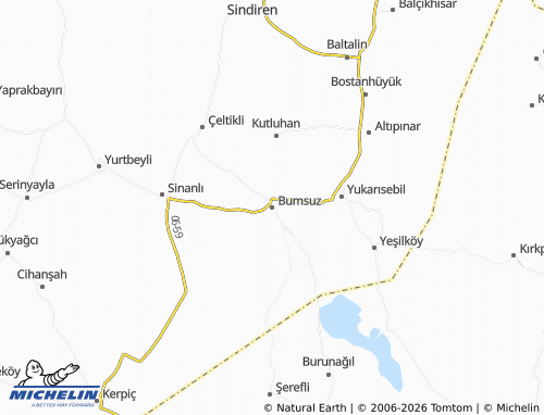 Mappa MICHELIN Bumsuz - ViaMichelin