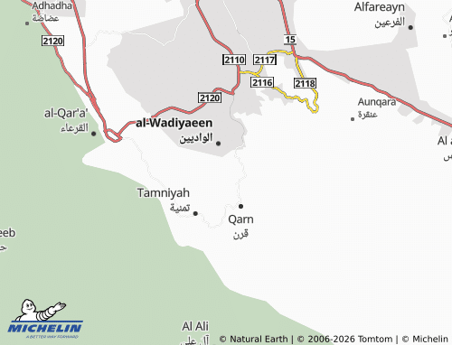Carte MICHELIN al-Hazm - ViaMichelin