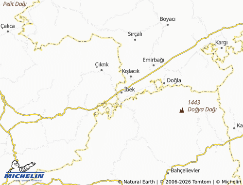 Mappa MICHELIN İbek - ViaMichelin