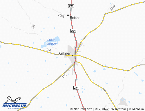 Mappa MICHELIN Gilmer - ViaMichelin
