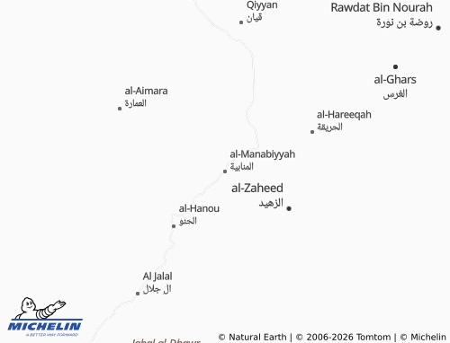 MICHELIN-Landkarte al-Manabiyyah - ViaMichelin