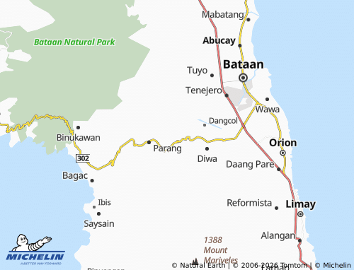 Mappa MICHELIN Cabog-Cabog - ViaMichelin
