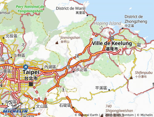 MICHELIN Gangkou map - ViaMichelin