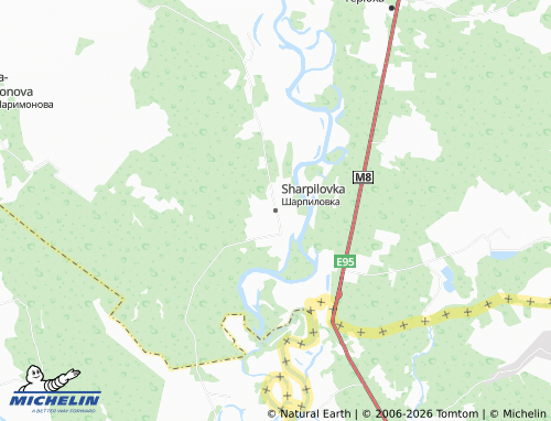 Carte MICHELIN Sharpilovka - ViaMichelin