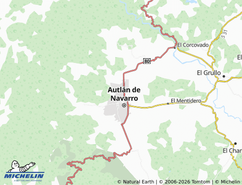 Mappa MICHELIN Jardines de Santa Rita - ViaMichelin