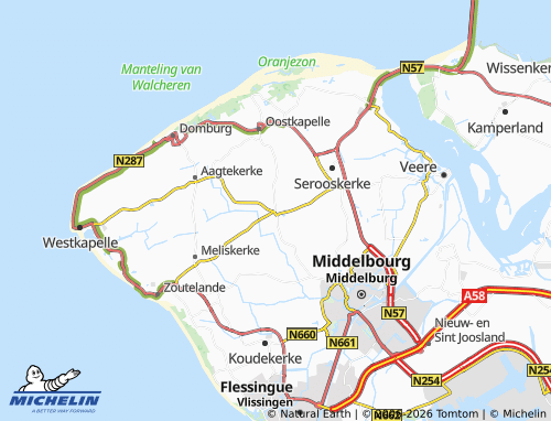 MICHELIN Grijpskerke map - ViaMichelin