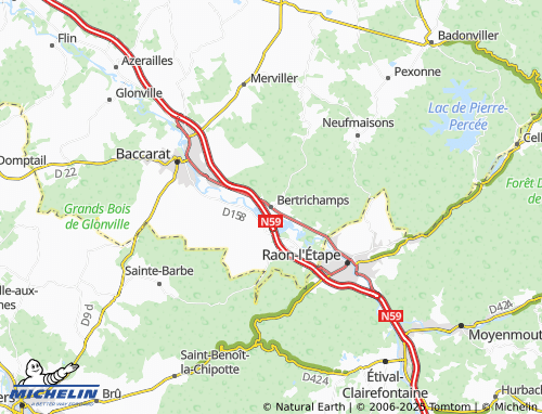 MICHELIN Bertrichamps map - ViaMichelin