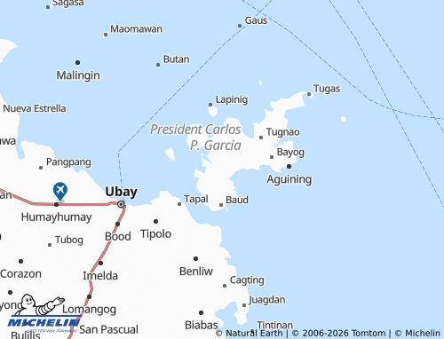 MICHELIN Pitogo map - ViaMichelin