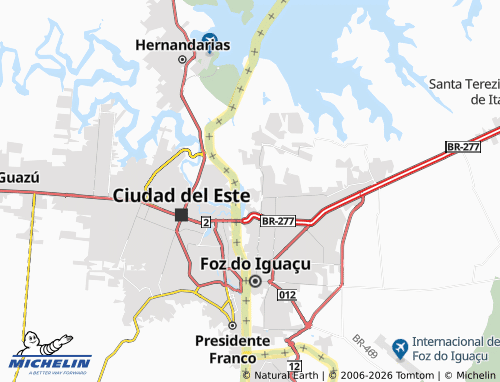 Mapa MICHELIN Itaipu B - ViaMichelin