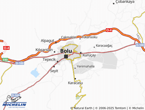 MICHELIN Akpınar map - ViaMichelin