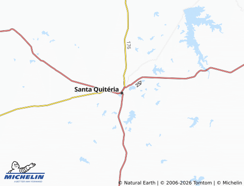 MICHELIN-Landkarte Santa Quitéria - ViaMichelin