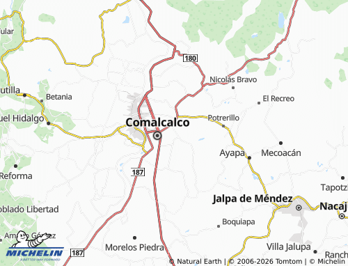 Mapa MICHELIN Gobernadores - ViaMichelin