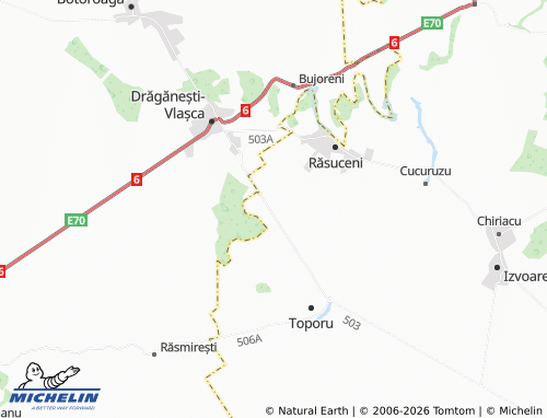 Mappa MICHELIN Satu Nou - ViaMichelin