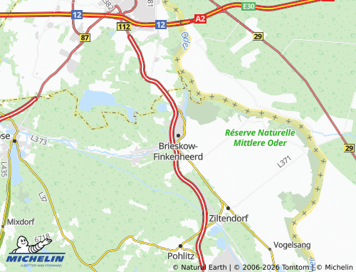 Mappa MICHELIN Brieskow-Finkenheerd - ViaMichelin