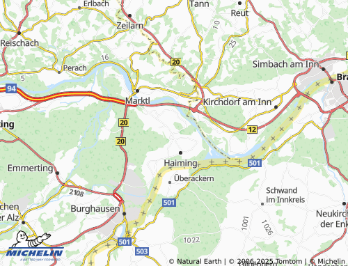 MICHELIN Unterviehhausen map - ViaMichelin