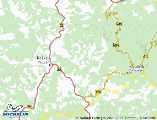 Mapa MICHELIN Radošiće - ViaMichelin