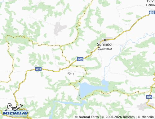 Mapa MICHELIN Koevtsi - ViaMichelin