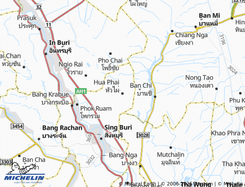 MICHELIN Hua Phai map - ViaMichelin