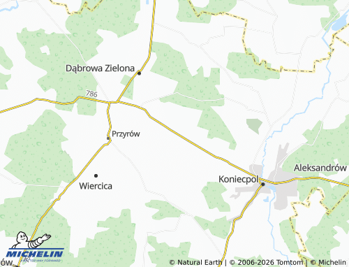 MICHELIN Ulesie map - ViaMichelin