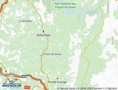 MICHELIN-Landkarte O Outeiro - ViaMichelin