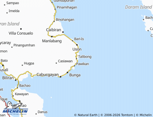 MICHELIN Talibong map - ViaMichelin
